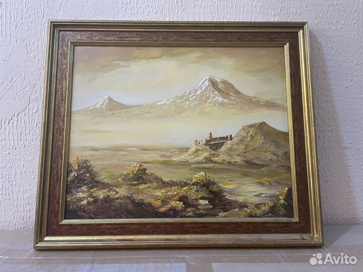 Картина маслом гора Арарат Арто армянский художник