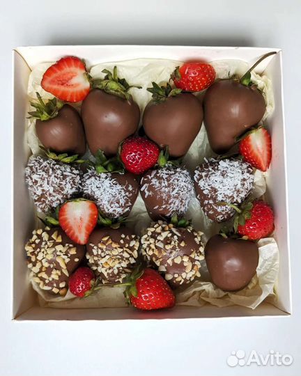 Клубника в шоколаде набор