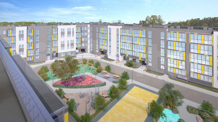 2-к. квартира, 58,8 м², 1/5 эт.