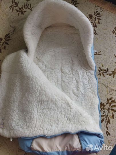 Зимний конверт в коляску