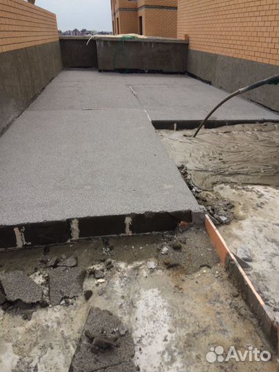 Утепление пенобетоном