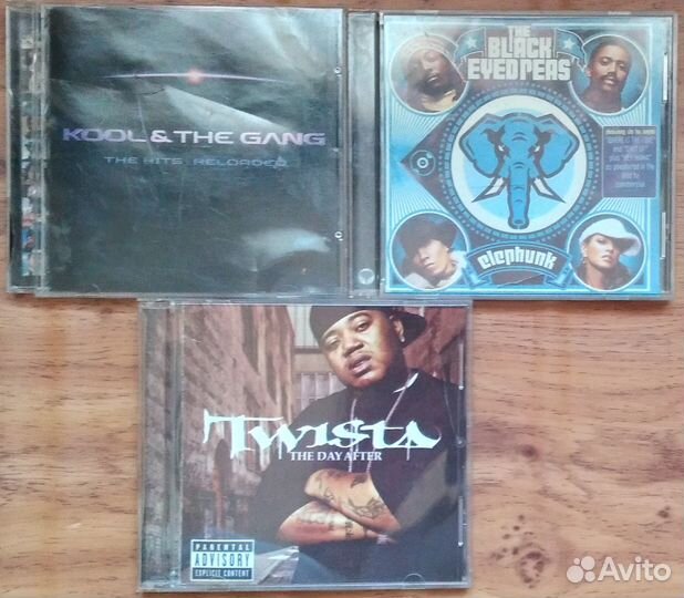 15 аудио CD хип-хоп 2000-х (2pac, 50 cent, Snoop)