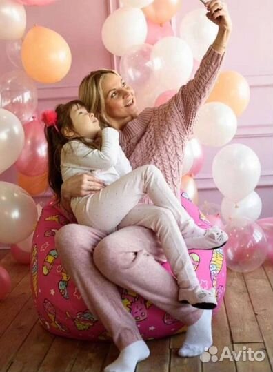 Кресло мешок Мороженка bean bag