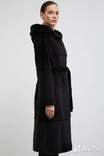 Шуба из стриженной нутрии, размер 46 - 48