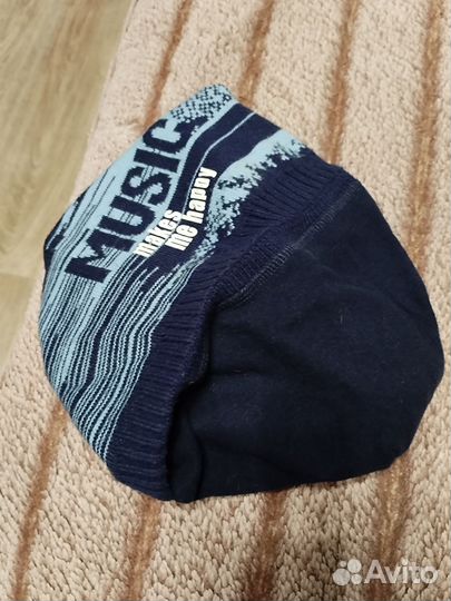 Шапка для мальчика на крупную голову