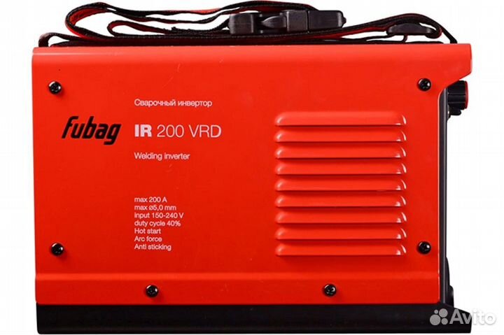 Инвертор MMA сварки fubag IR 200 VRD 41328