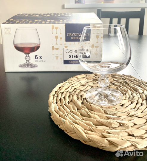 Бокалы Crystal bohemia для коньяка/бренди