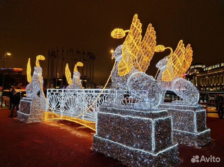 Светодиодные новогодние фигуры