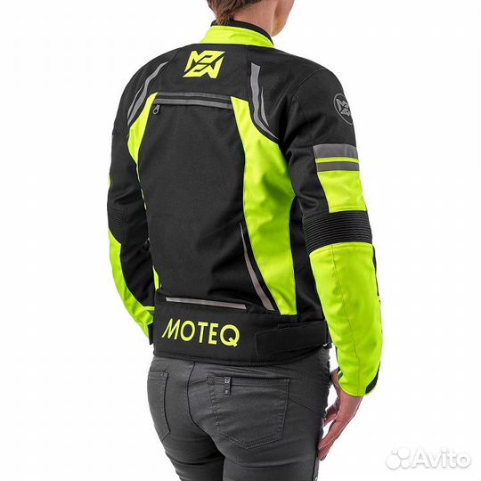 Мотокуртка Moteq Taffy black-yellow