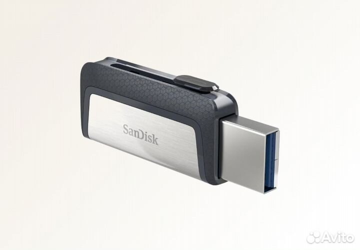Флешка SanDisk Ultra Dual 64GB USB 3.1/Type-C (Чер