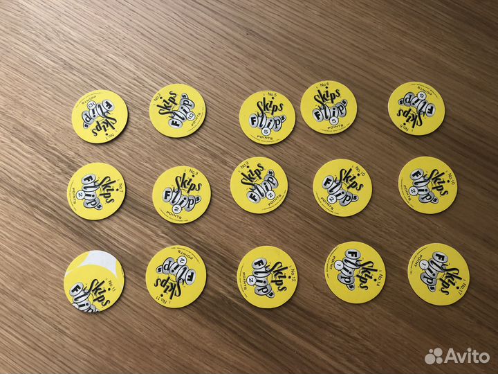 Skips Flips кэпсы фишки сотки