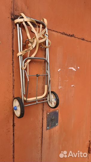 Тележка садовая,хром раскладная