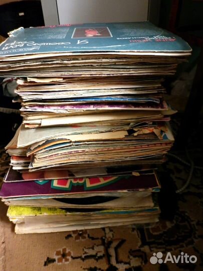 Проигрыватель + пластинки