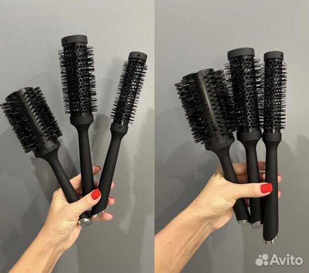 Брашинг с натуральной щетиной GHD 44