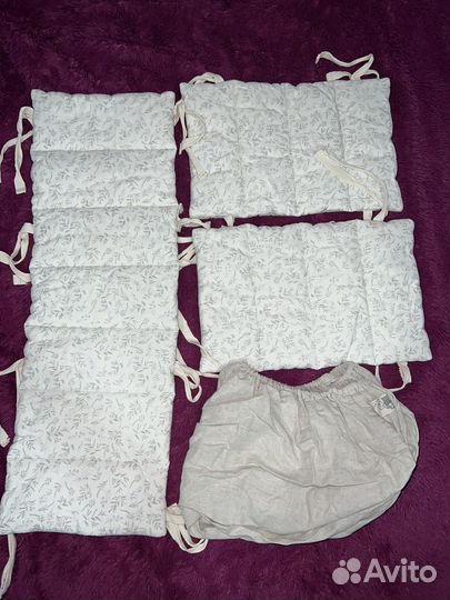 Бортики плоские, натяжная простынка