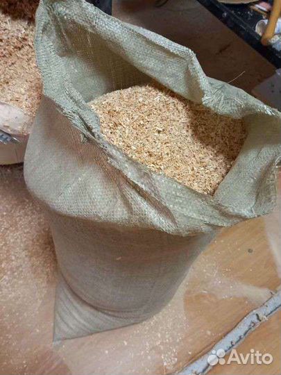 Опилки/стружка для животных и огорода/сада