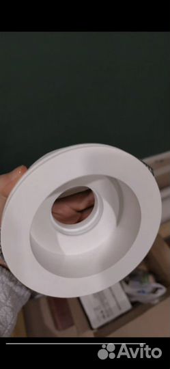 Светильник гипсовый потолочный встраиваемый