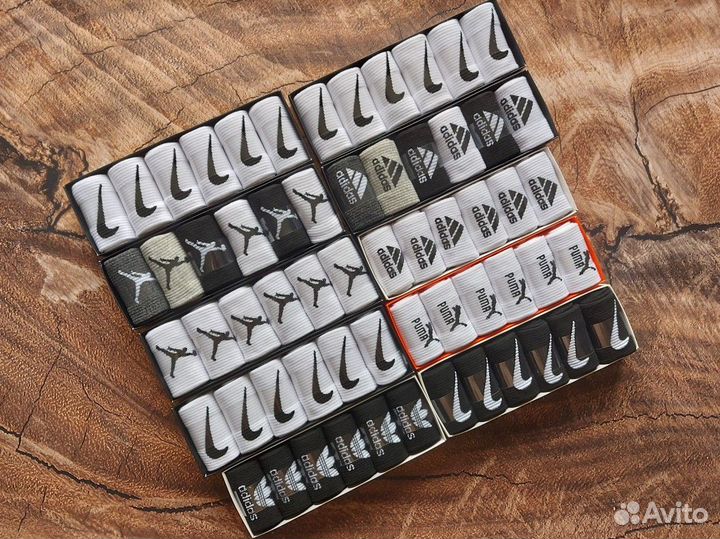 Носки Nike Fila Puma Reebok