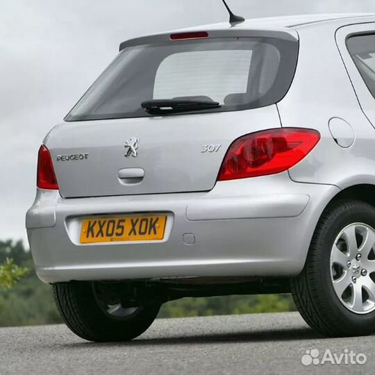 Бампер задний в цвет Peugeot 307 (2001-2008) Пежо