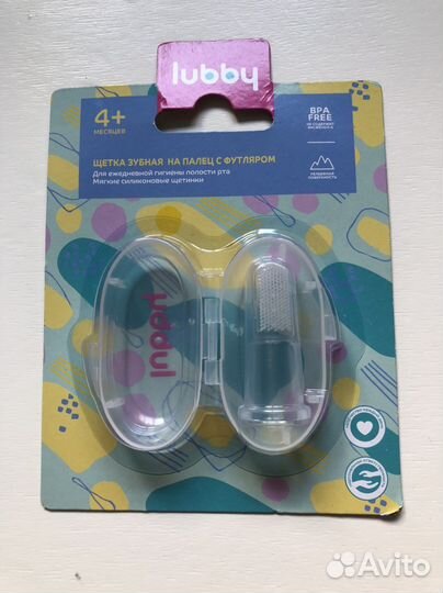 Новая щетка на палец 0+