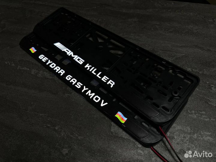 Рамка номера с подсветкой LED