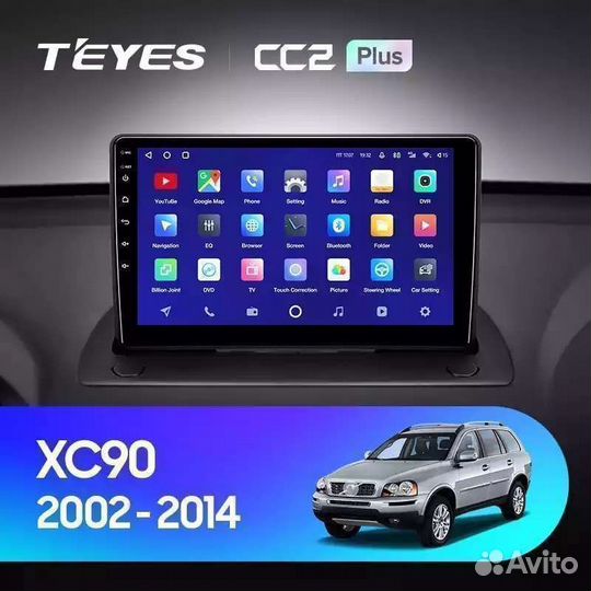 Штатная магнитола teyes сс2+ Volvo xc90