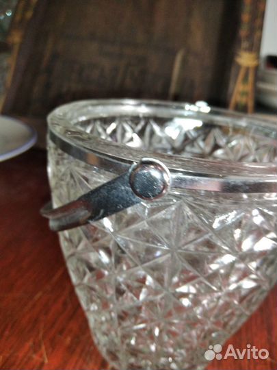 Ведёрко хрусталь СССР