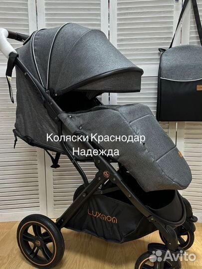 Коляска luxmom 609 black