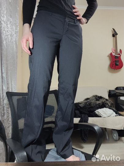 Брюки в полоску