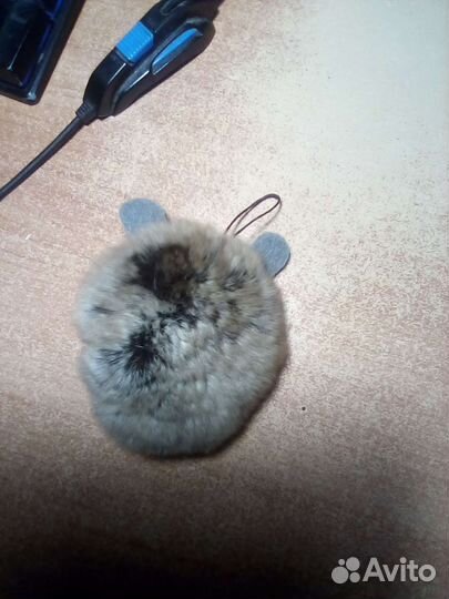 Зайчик из натурального меха