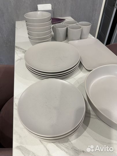 IKEA Dinera набор посуды