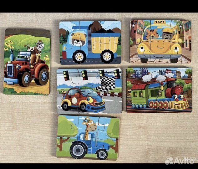 Развивающие деревянные игрушки пакетом