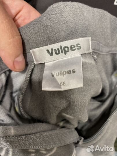 Флисовый комбинезон 68 vulpes