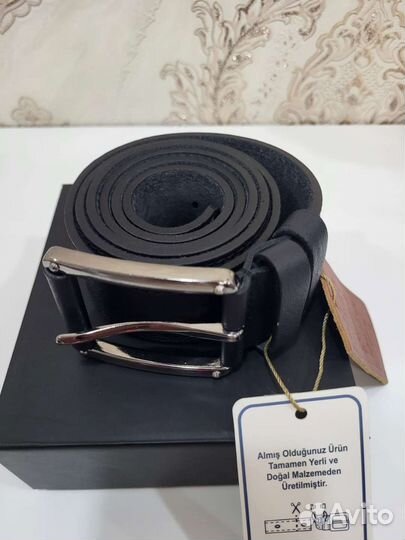 Мужской кожаный ремень