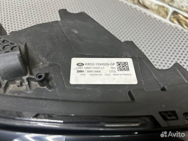 Фара правая Land Rover Range Rover Evoque