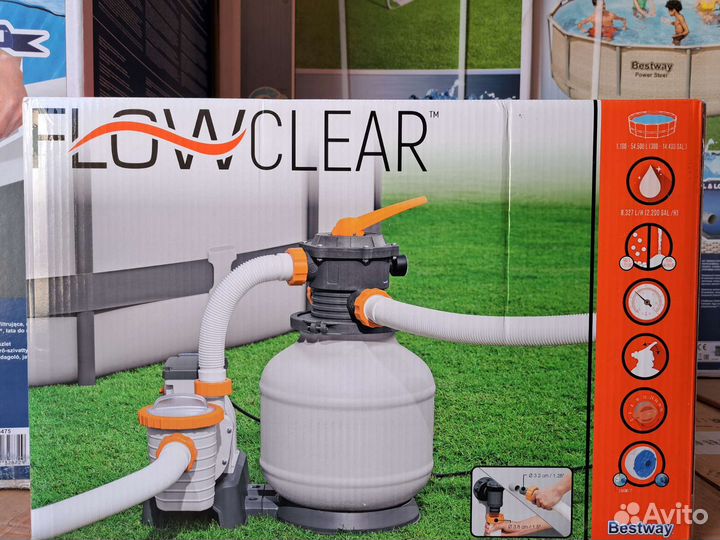 Песочный фильтр для бассейна на 8327 л/час