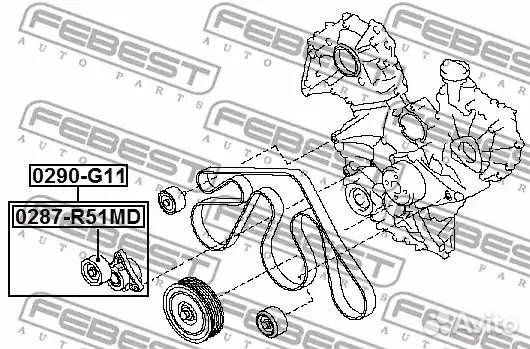 Ролик натяжной комплект