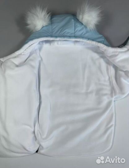 Зимний конверт на выписку новый