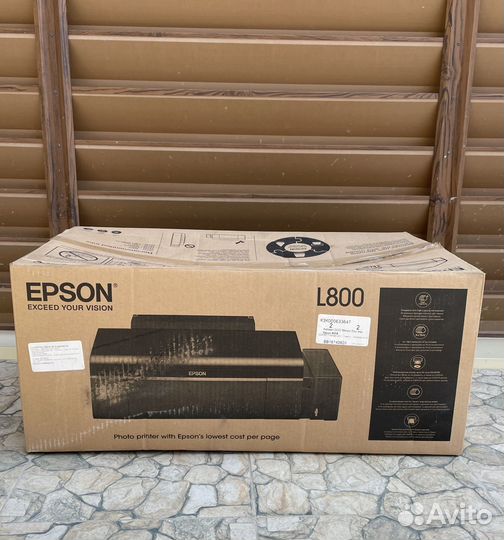 Фотопринтер снпч Epson L800