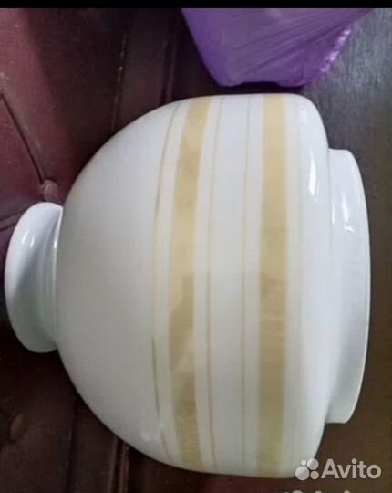 Плафон для настольной лампы СССР стекло 17,5