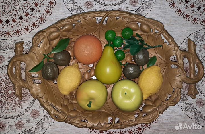 Ваза фруктовница полимерная