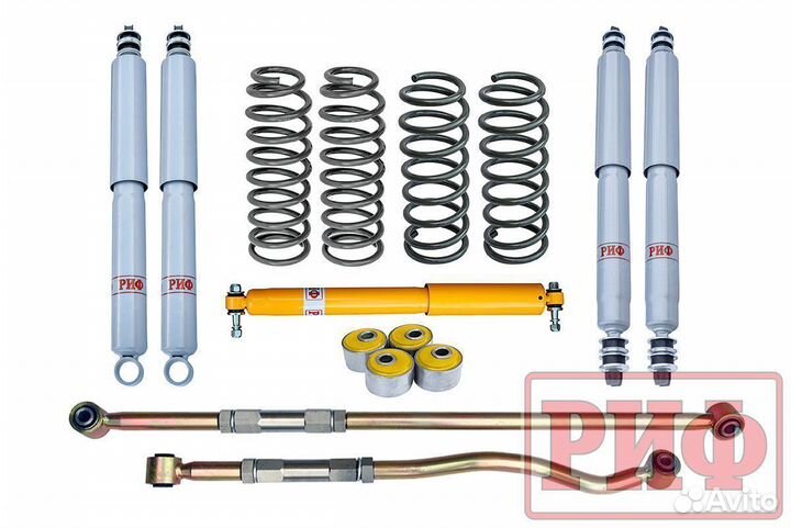 Лифт-комплект Toyota LC 80/105 жесткий лифт 50мм