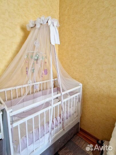 Балдахин для кроватки с креплением