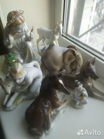 Фарфоровые статуэтки СССР лфз и др.Винтаж