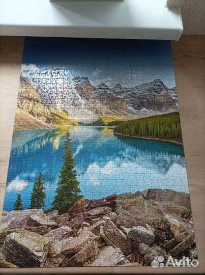 Пазл Венеция, Озеро в горах 1000 эл, Маша, 560 эл