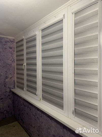 Рулонные шторы день ночь