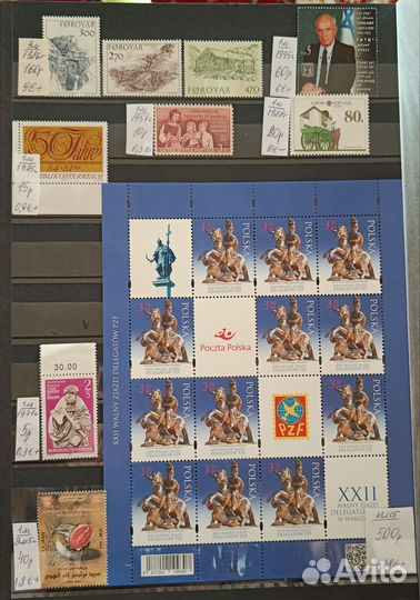 Почтовые марки. Чистые. Разная тематика