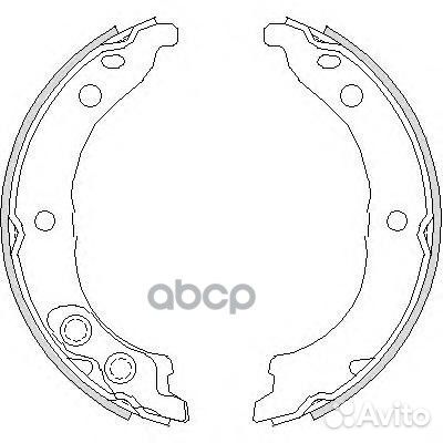 4728.00 GS8715 77362290 колодки барабанные