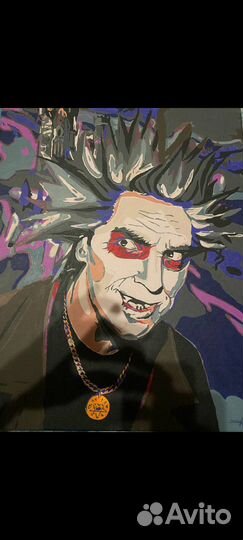 Картина на холсте с подписью