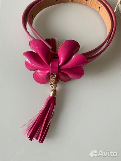 Ремень кожаный для девочки